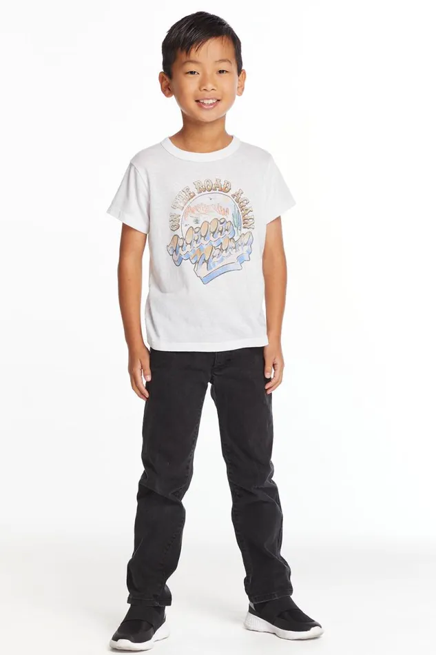 WomensKids Chaser Brand Music Willie Nelson On The Road Again Boys Tee