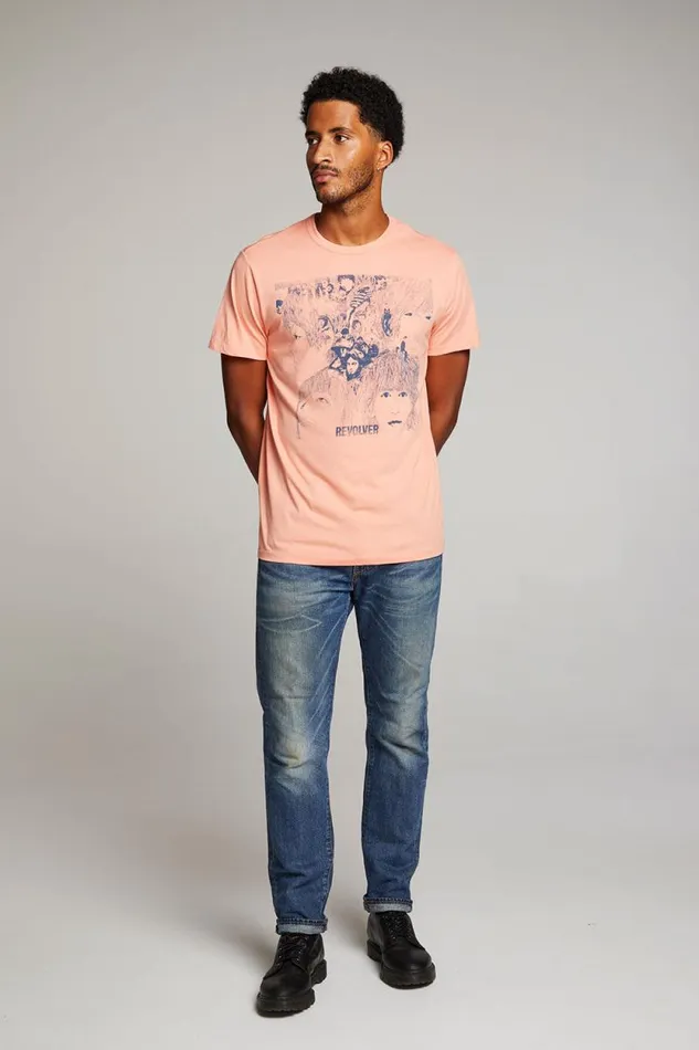 WomensMens Chaser Brand Music The Beatles Revolver Mens Tee