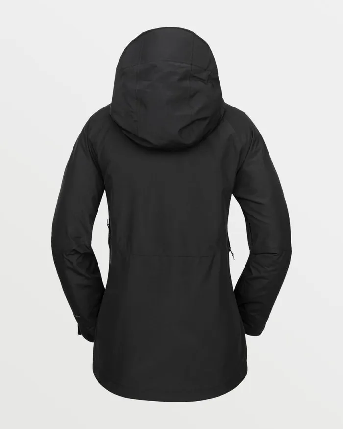 Womens VCo Aris Insulated Gore Jacket 8211 Black Womens Volcom Jackets