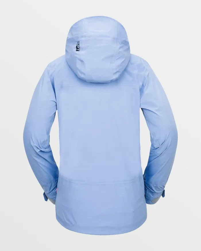 Womens Vs 3L Stretch Gore Jacket 8211 Crystal Blue Womens Volcom Jackets