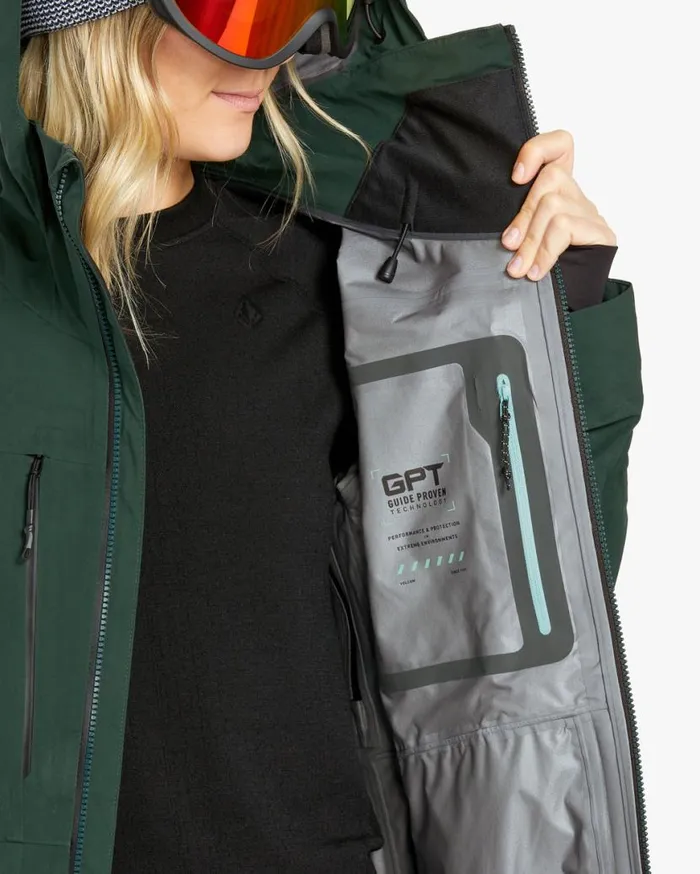 Womens Vs 3L Stretch Gore Jacket 8211 Scarab Womens Volcom Jackets