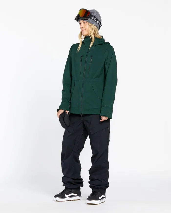 Womens Vs 3L Stretch Gore Jacket 8211 Scarab Womens Volcom Jackets
