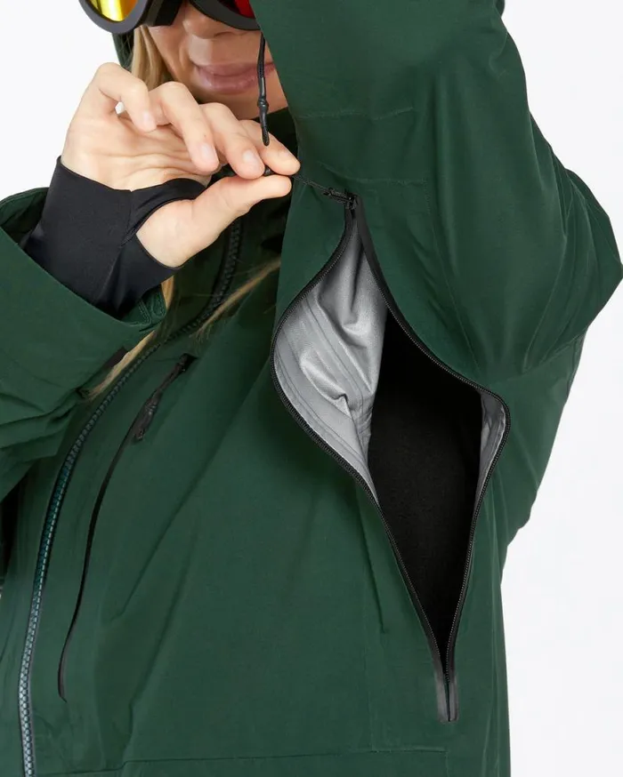 Womens Vs 3L Stretch Gore Jacket 8211 Scarab Womens Volcom Jackets