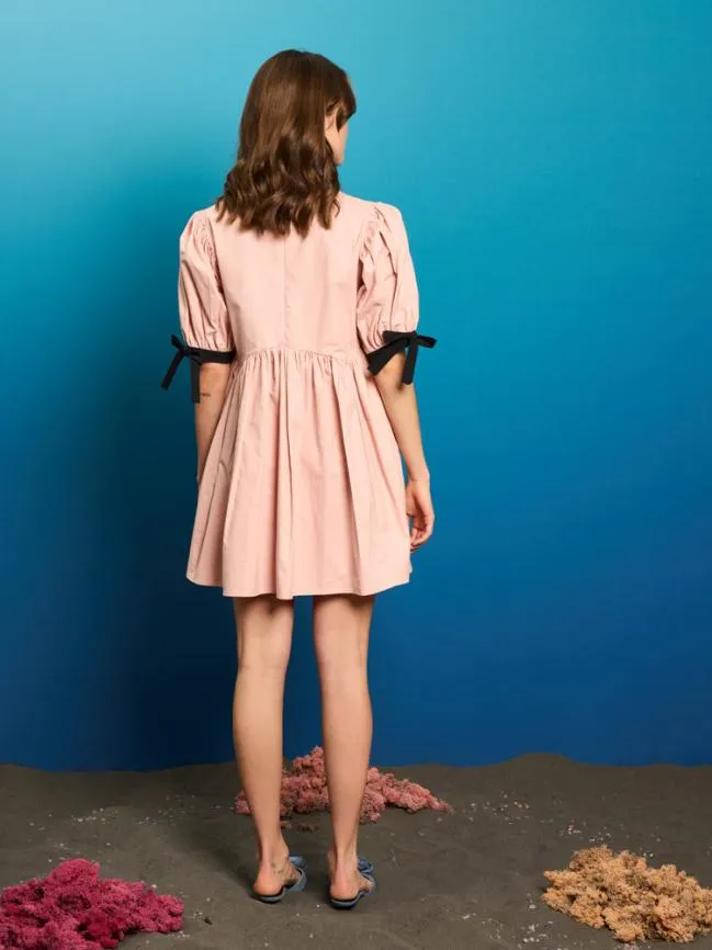 Womenswear Belize Bow Dress Baby Pink Sister Jane Womenswear Belize Bow Dress Baby Pink Sister Jane