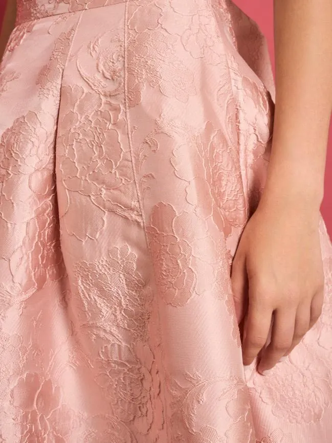 Womenswear DREAM Amber Jacquard Midi Skirt Rose Quartz Sister Jane Womenswear DREAM Amber Jacquard Midi Skirt Rose Quartz Sister Jane