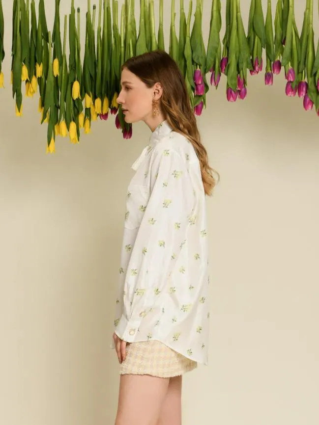 Womenswear DREAM Ditsy Pick Shirt Pearled Ivory Sister Jane Womenswear DREAM Ditsy Pick Shirt Pearled Ivory Sister Jane