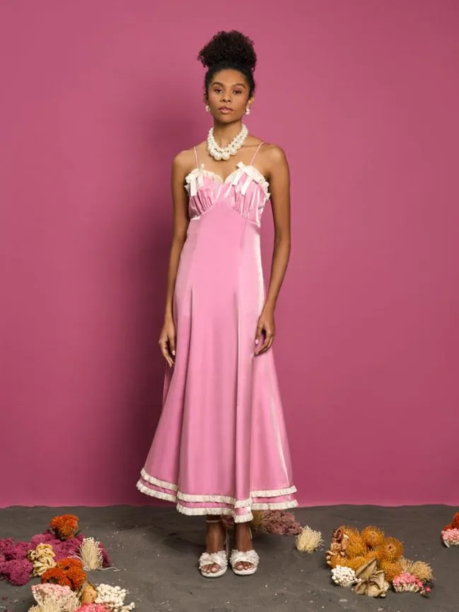 Womenswear DREAM Rosey Ruffle Cami Dress Raspberry Pink Sister Jane Womenswear DREAM Rosey Ruffle Cami Dress Raspberry Pink Sister Jane
