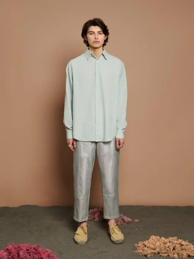 Womenswear Ernest Pleat Shirt Sage Green Sister Jane Womenswear Ernest Pleat Shirt Sage Green Sister Jane