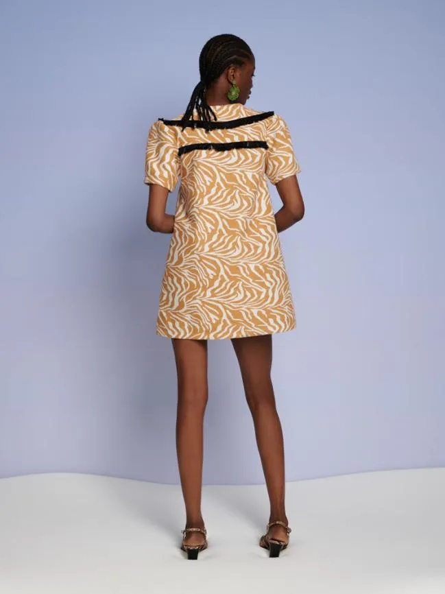 Womenswear Ghospell Remi Fray Mini Dress Rust Orange Sister Jane Womenswear Ghospell Remi Fray Mini Dress Rust Orange Sister Jane
