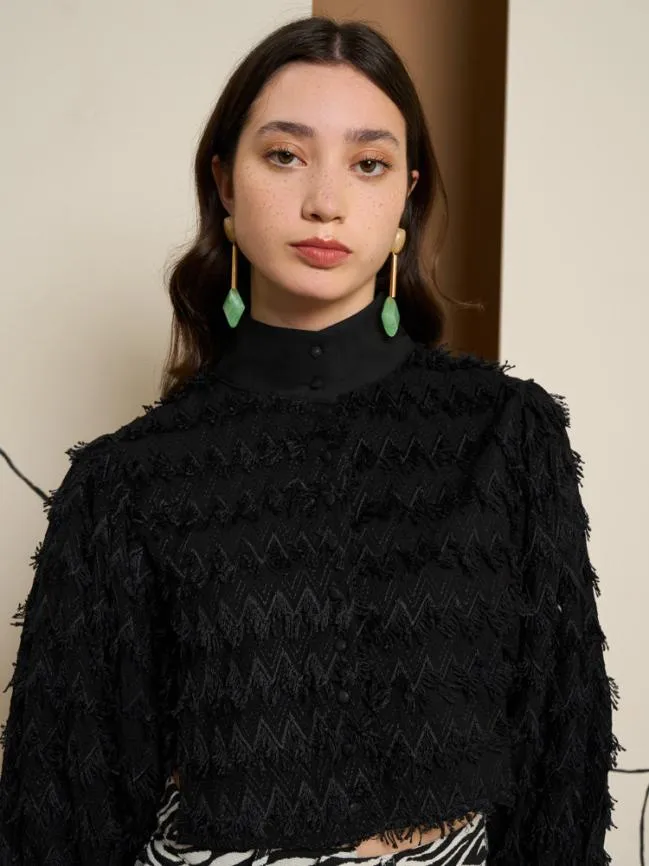 Womenswear Ghospell Suzie Step Hem Top Ink Black Sister Jane Womenswear Ghospell Suzie Step Hem Top Ink Black Sister Jane