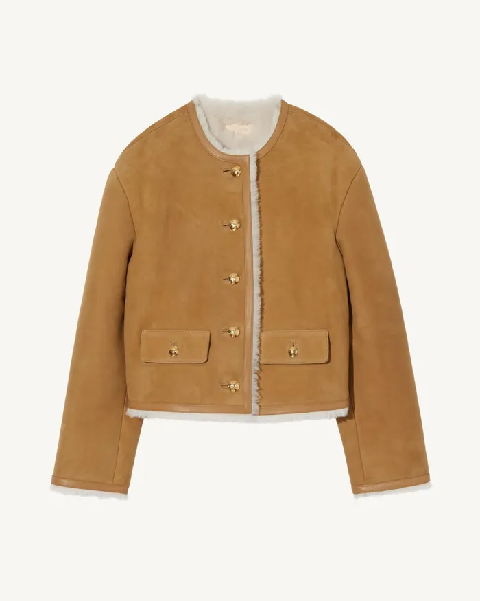 ZANIE SHEARLING JACKET Tannatural Women Nili Lotan Jackets and Blazers