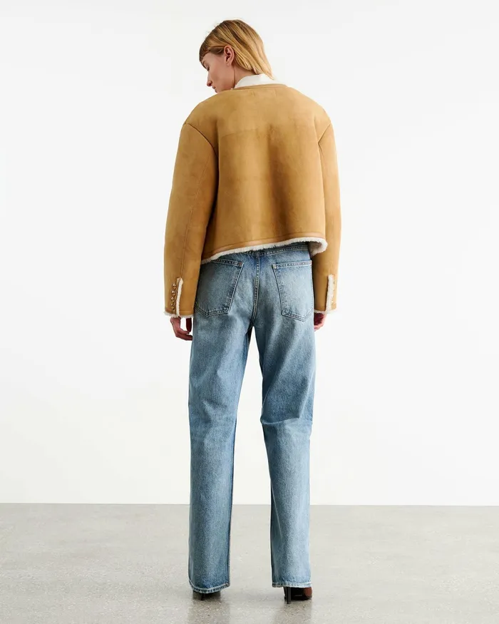 ZANIE SHEARLING JACKET Tannatural Women Nili Lotan Jackets and Blazers