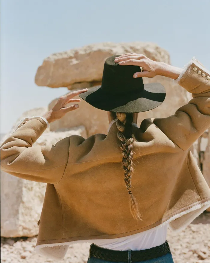 ZANIE SHEARLING JACKET Tannatural Women Nili Lotan Jackets and Blazers