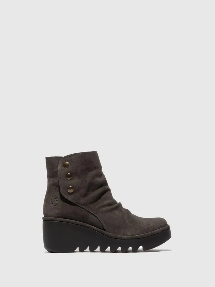 Zip Up Ankle Boots BROM344FLY OILSUEDE DIESEL Women Fly London Ankle Boots