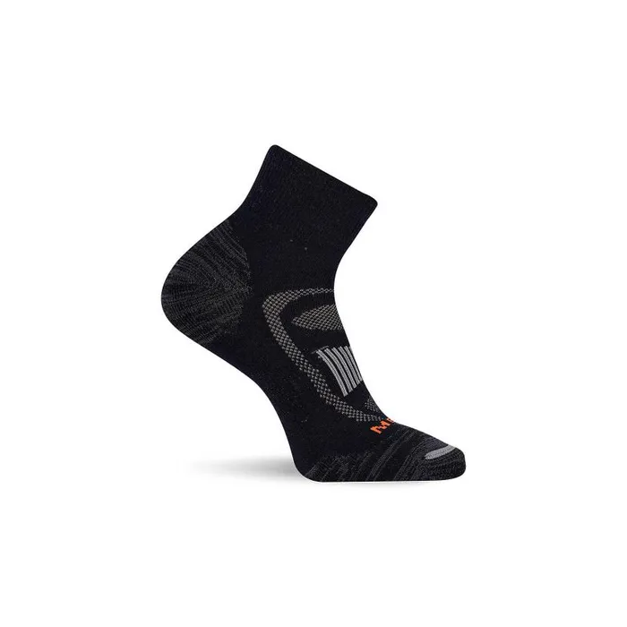 Zoned Quarter Hiker Sock Onyx MenWomen Merrell Accessories