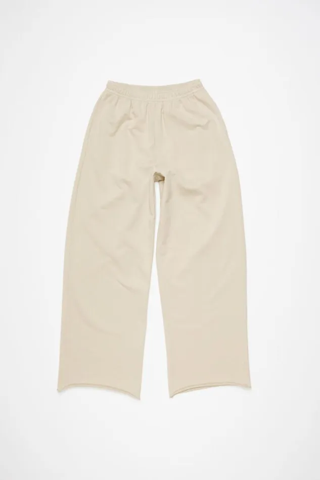 Acne Studios Logo Sweatpants Faded Grey Woman Trousers