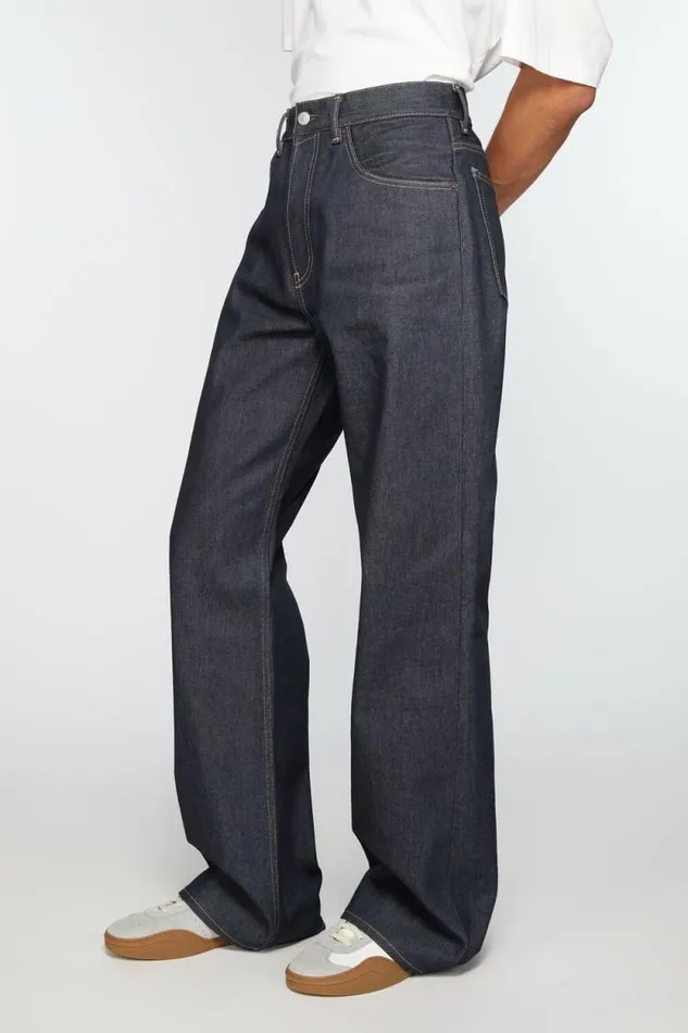 Acne Studios Loose Fit Jeans 8211 2021M Indigo Blue Man Jeans