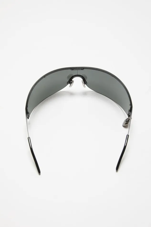 Acne Studios Metal Frame Sunglasses Blackblack Woman Eyewear