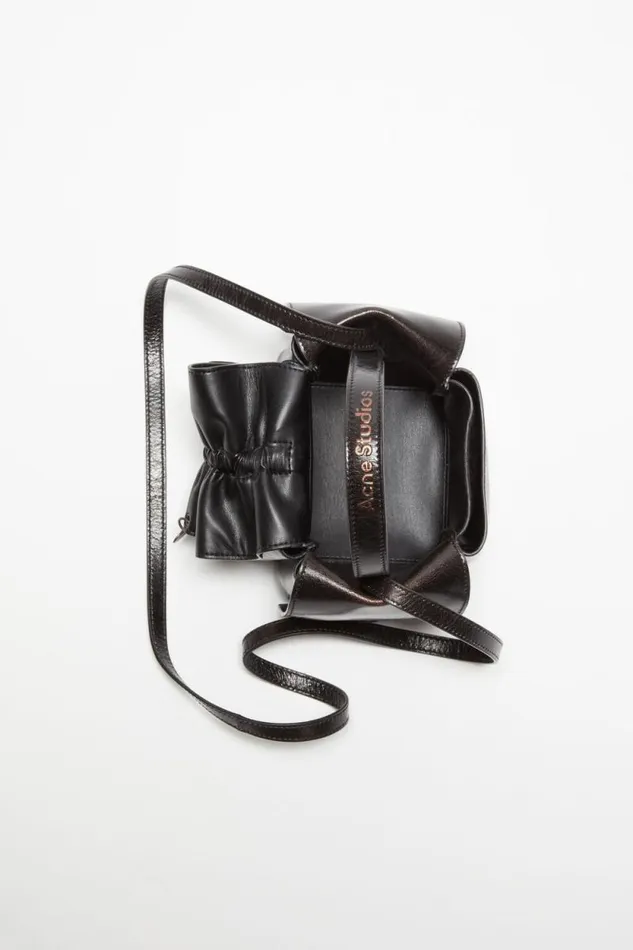 Acne Studios Multipocket Mini Bag Dark Brown Woman Bags