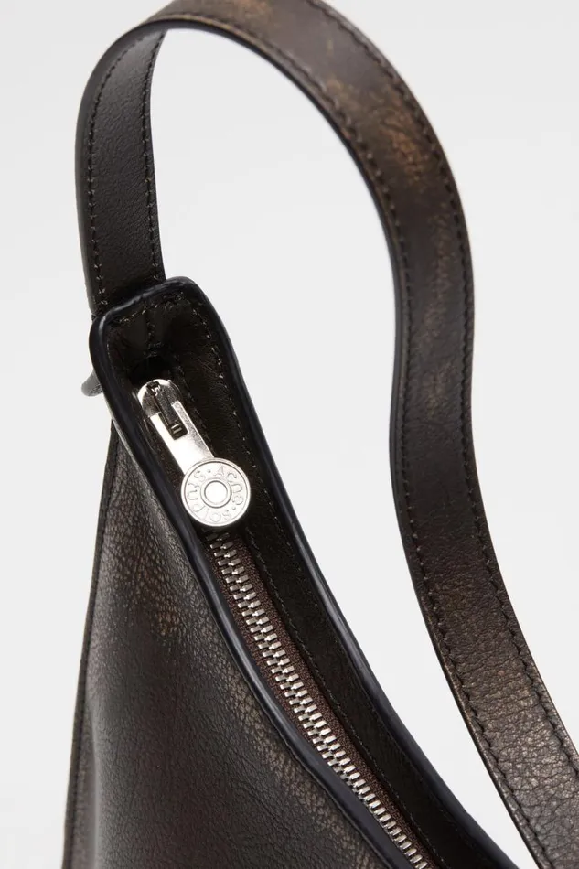 Acne Studios Platt Shoulder Bag Dark Brownbeige Man Bags