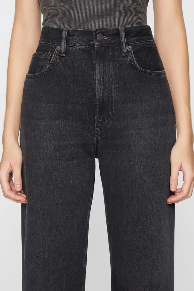 Acne Studios Relaxed Fit Jeans 8211 2022F Black Woman Jeans