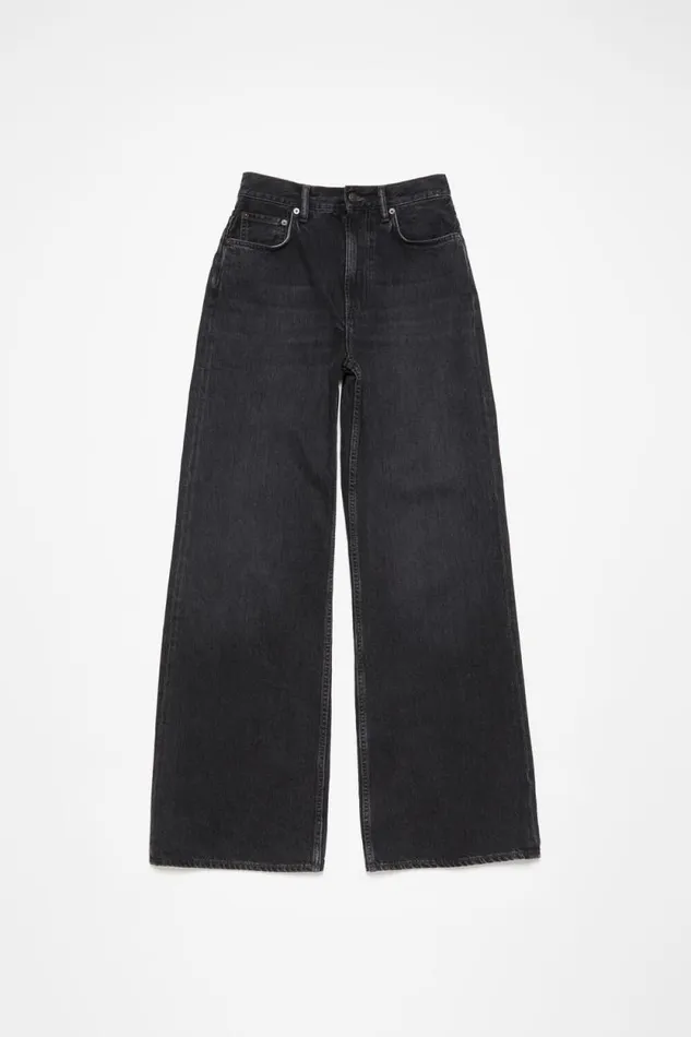 Acne Studios Relaxed Fit Jeans 8211 2022F Black Woman Jeans