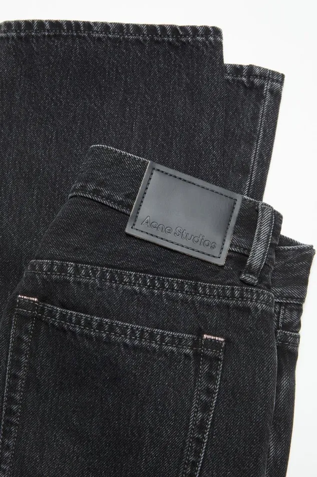 Acne Studios Relaxed Fit Jeans 8211 2022F Black Woman Jeans