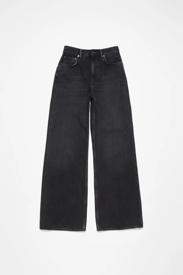 Acne Studios Relaxed Fit Jeans 8211 2022F Black Woman Jeans
