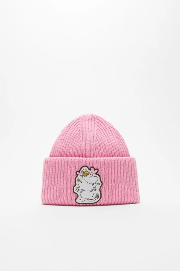 Acne Studios Wool Beanie Acne Studios X Moomin Bubble Pink Woman Hats