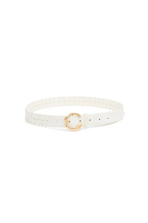 Aje Belts Rene Braided Belt Ivory 8211 Women