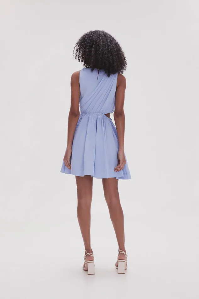Aje Dresses Abbey Twisted Mini Dress Light Sky Blue 8211 Women Aje Dresses Abbey Twisted Mini Dress Light Sky Blue 8211 Women