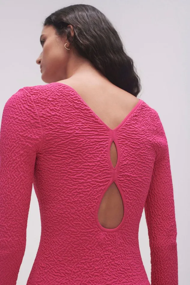 Aje Dresses Echo Bubble Body Dress Hot Pink 8211 Women Aje Dresses Echo Bubble Body Dress Hot Pink 8211 Women