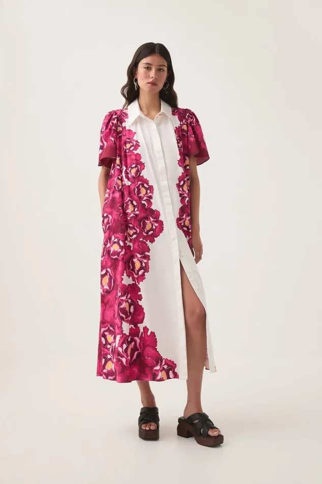 Aje Dresses Fernanda Midi Dress Boldly Blooming 8211 Women Aje Dresses Fernanda Midi Dress Boldly Blooming 8211 Women