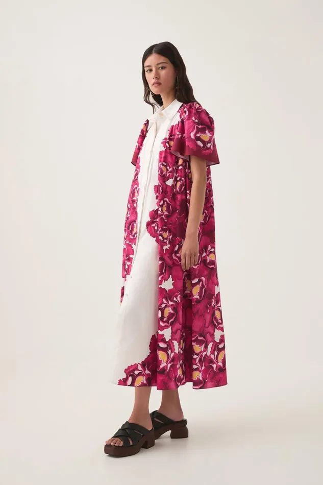 Aje Dresses Fernanda Midi Dress Boldly Blooming 8211 Women Aje Dresses Fernanda Midi Dress Boldly Blooming 8211 Women