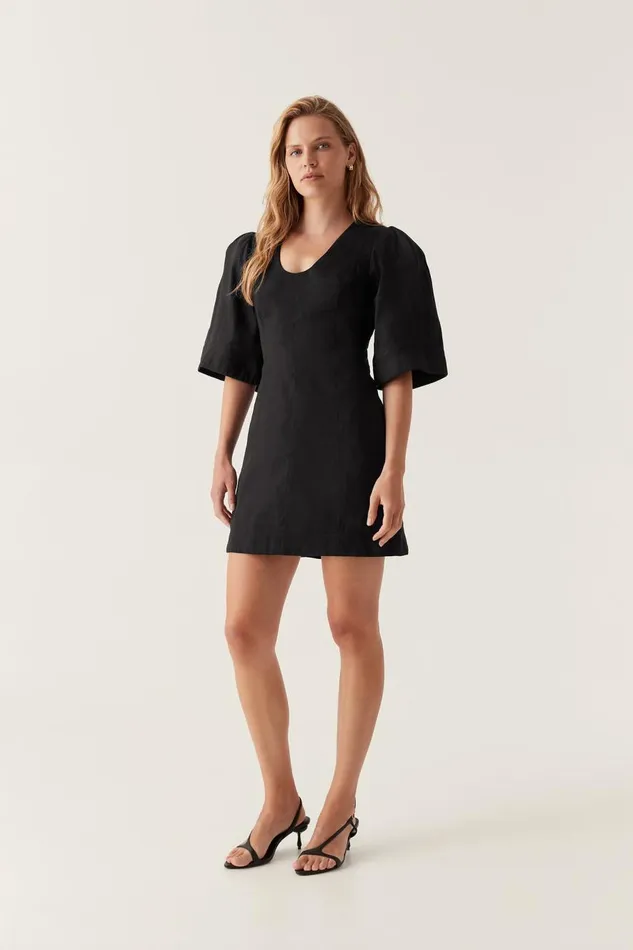Aje Dresses Hunter Twisted Mini Dress Black 8211 Women Aje Dresses Hunter Twisted Mini Dress Black 8211 Women
