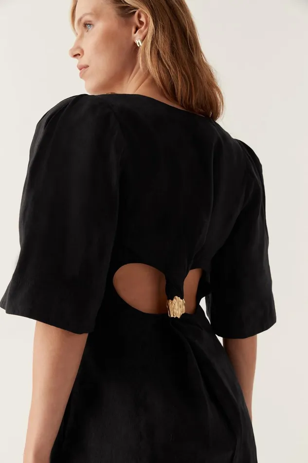 Aje Dresses Hunter Twisted Mini Dress Black 8211 Women Aje Dresses Hunter Twisted Mini Dress Black 8211 Women