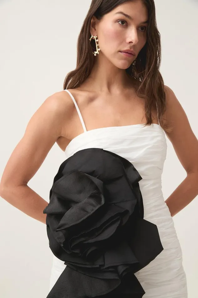 Aje Dresses Potion Spiral Mini Dress Ivoryblack 8211 Women