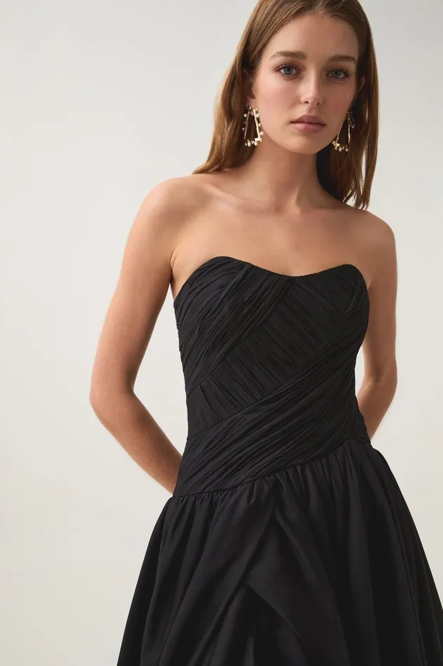 Aje Dresses Spatial Maxi Dress Black 8211 Women