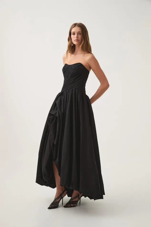 Aje Dresses Spatial Maxi Dress Black 8211 Women