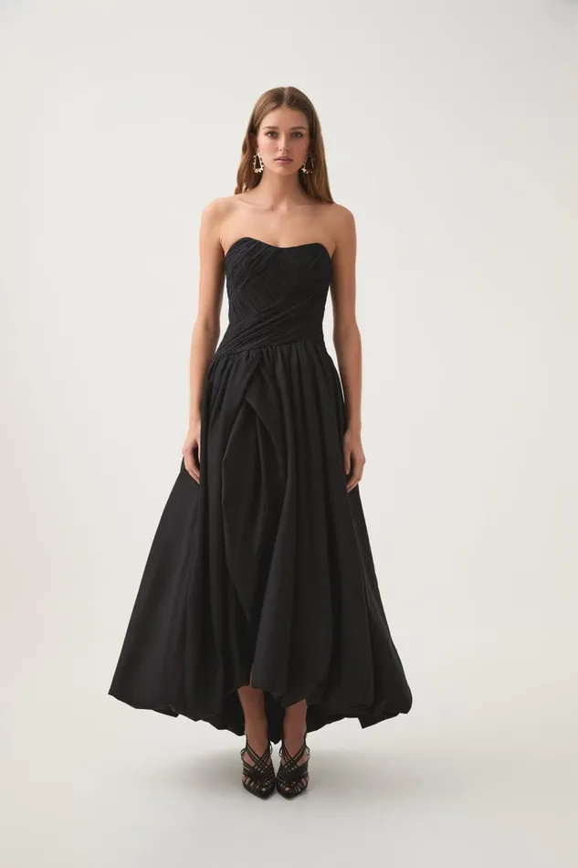 Aje Dresses Spatial Maxi Dress Black 8211 Women