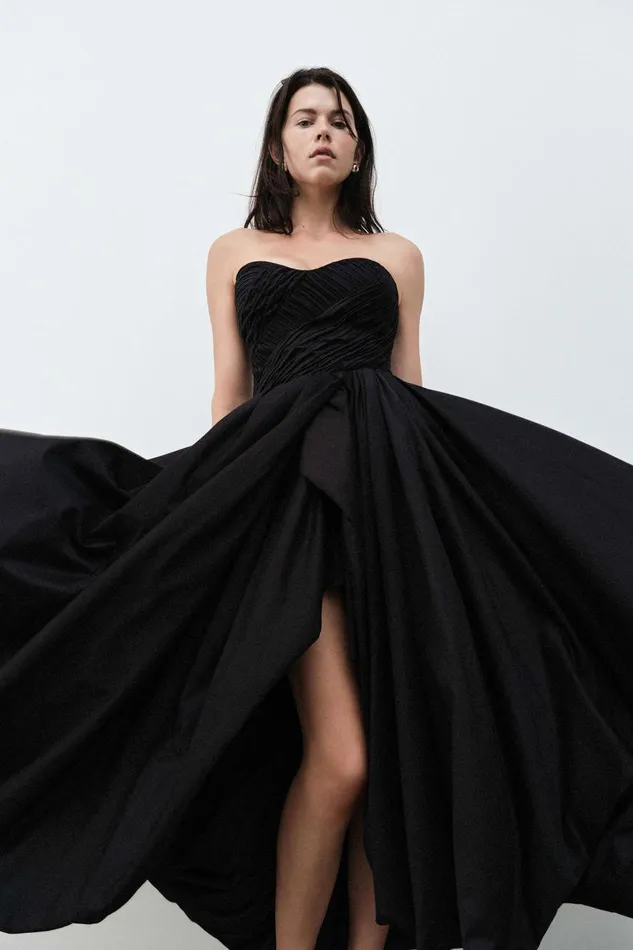 Aje Dresses Spatial Maxi Dress Black 8211 Women