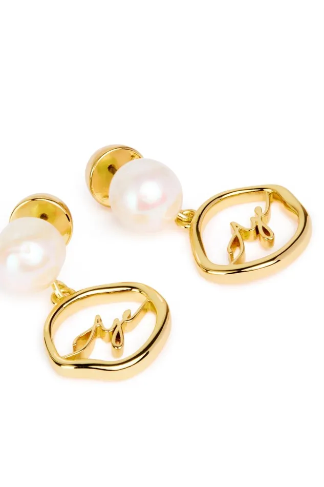 Aje Jewelry Fleur Pearl Drop Earring Gold 8211 Women