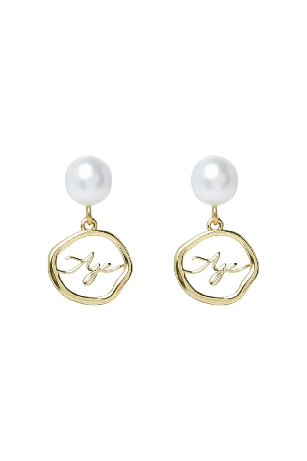 Aje Jewelry Fleur Pearl Drop Earring Gold 8211 Women