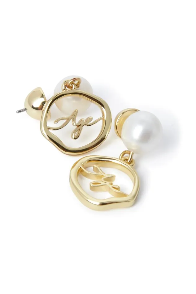 Aje Jewelry Fleur Pearl Drop Earring Gold 8211 Women
