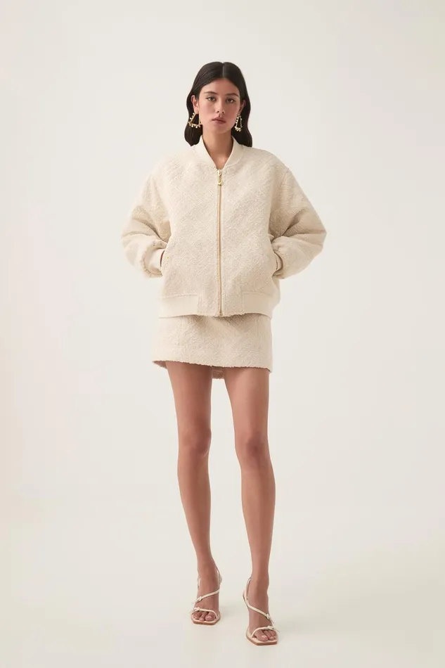 Aje Matching Sets Tectonic Bomber Jacket Cream 8211 Women