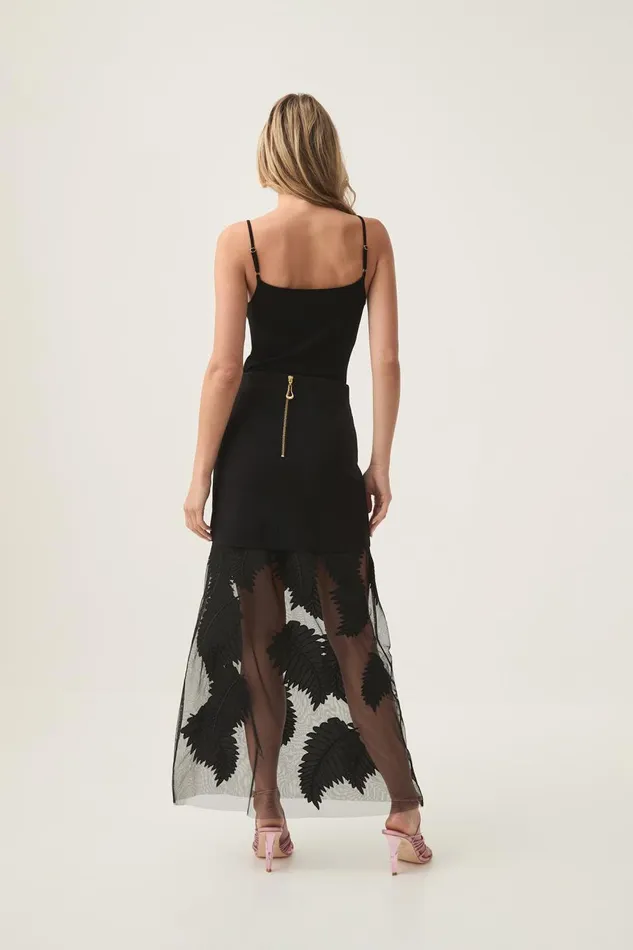 Aje Matching Sets Wilder Knit Maxi Skirt Black 8211 Women