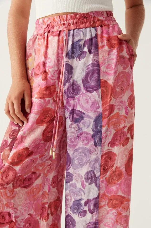 Aje Pants Vision Relaxed Pant Kaleidoscopic Rose 8211 Women