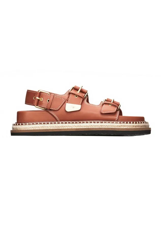 Aje Shoes Camilla Stacked Sole Sandal Spiced Chai 8211 Women