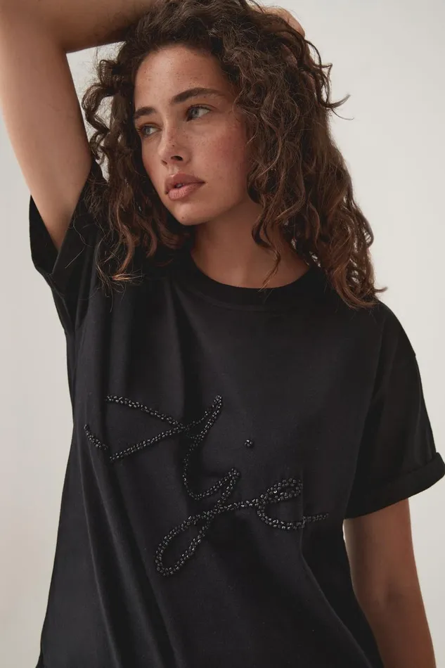 Aje Tees Duke Tee Black 8211 Women Aje Tees Duke Tee Black 8211 Women