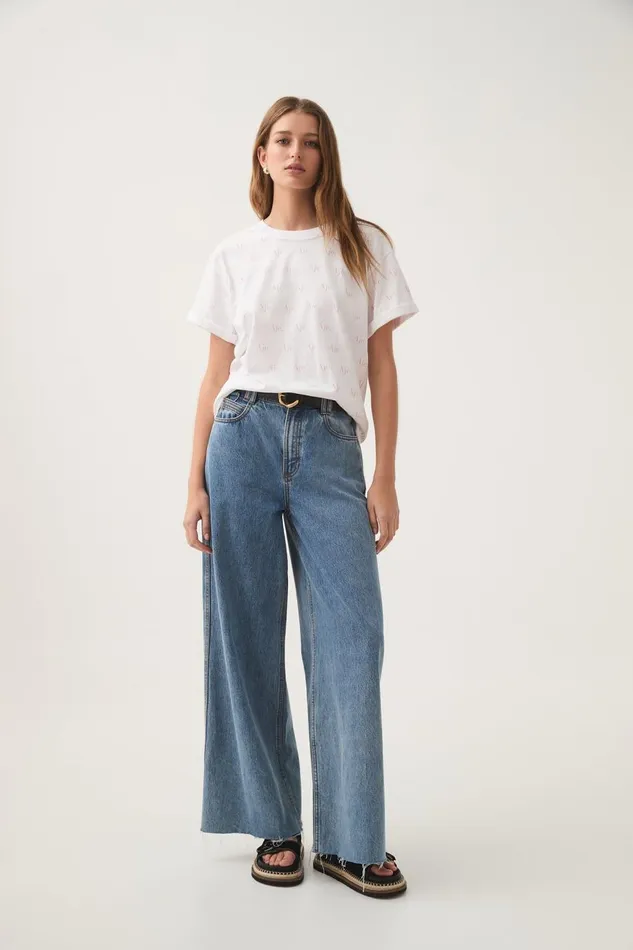 Aje Tees Ratio Logo Heritage Tee Whiteblush 8211 Women